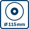 Priemer kotúča 115 mm