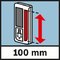 Dosah príjmu LR 50; Dosah príjmu 100 mm