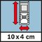 Size GLM 40; Kompaktné rozmery: 10 x 4 cm