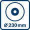 Priemer kotúča 230 mm