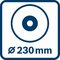 Priemer kotúča 230 mm