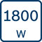 Menovitý príkon 1 800 W