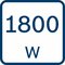 Menovitý príkon 1 800 W