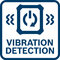 Detekčný snímač vibrácií v náradí rozpoznáva vibrá