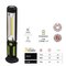 COB LED + LED prac. svietidlo P4525,500 lm,Li-Ion 2000 mAh