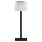 LED stolná lampa KATIE, dobíjacia, čierna