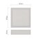 LED prisadené svietidlo, štvorec, biele, 12,5W, CCT