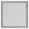 LED prisadené svietidlo, štvorec, strieborné, 12,5W, CCT