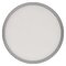 LED prisadené svietidlo, kruhové, strieborné, 21W, CCT