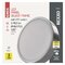 LED prisadené svietidlo, kruhové, strieborné, 21W, CCT
