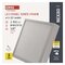 LED prisadené svietidlo, štvorec, biele, 21W, CCT