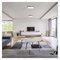 LED prisadené svietidlo, štvorec, strieborné, 21W, CCT