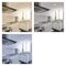 LED prisadené svietidlo, kruhové, strieborné, 28,5W, CCT