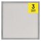 LED prisadené svietidlo, štvorec, strieborné, 28,5W, CCT