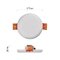 LED panel 75mm, kruhový vstavaný biely, 6W neut. biela, IP65