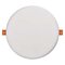 LED panel 185mm, kruhový vstavaný biely, 19W neutr. b., IP65