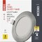 LED vstavané svietidlo NEXXO, kruhové, strieborné, 7W, CCT