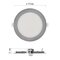 LED vstavané svietidlo NEXXO, kruhové, strieborné, 12W, CCT