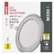 LED vstavané svietidlo NEXXO, kruhové, strieborné, 12W, CCT