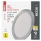 LED vstavané svietidlo NEXXO, kruhové, strieborné, 18W, CCT