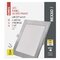 LED vstavané svietidlo NEXXO, štvorec, strieborné, 18W, CCT