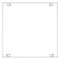 Rámik pre LED panel 60×60cm, bezskrutkový