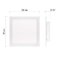 LED panel prisadený 30x30, 20W, stmiev.so zmenou CCT