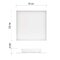 LED panel prisadený EXCLUSIVE 30x30, 18W, stmiev.so zmenou CCT