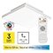 LED panel prisadený EXCLUSIVE 30x30, 18W, stmiev.so zmenou CCT