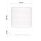 LED panel prisadený 60x60, 40W, stmiev.so zmenou CCT