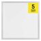 LED panel 60×60, štvorcový vstavaný biely, 40W neutr. b. UGR