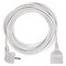Predlžovací kábel 10 m / 1 zásuvka / biely / PVC / 1 mm2
