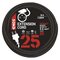 Vonkajší predlžovací kábel 25 m / 1 zásuvka / čierny / guma-neoprén / 250 V / 2,5 mm2