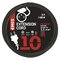 Vonkajší predlžovací kábel 10 m / 1 zásuvka / čierny / guma-neoprén / 250 V / 1,5 mm2