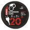 Vonkajší predlžovací kábel 20 m / 1 zásuvka / čierny / guma-neoprén / 250 V / 1,5 mm2