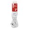 Predlžovací kábel 7 m / 3 zásuvky / biely / PVC / 1,5 mm2