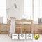 Predlžovací kábel 10 m / 3 zásuvky / biely / PVC / 1 mm2