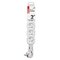 Predlžovací kábel 2 m / 5 zásuviek / biely / PVC / 1 mm2