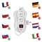 Predlžovací kábel 10 m / 3 zásuvky / s vypínačom / biely / PVC / 1,5 mm2