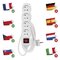 Predlžovací kábel 2 m / 4 zásuvky / s vypínačom / biely / PVC / 1 mm2