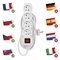 Predlžovací kábel 7 m / 4 zásuvky / s vypínačom / biely / PVC / 1 mm2