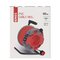 Predlžovací kábel na bubne 50 m / 1 zásuvka / červený / PVC / 230 V / 1,5 mm2