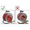 Predlžovací kábel na bubne 50 m / 4 zásuvky / čierny / PVC / 230 V / 1,5 mm2