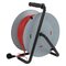 Predlžovací kábel na bubne 50 m / 4 zásuvky / čierny / PVC / 230 V / 1,5 mm2