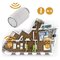 GoSmart Digitálna termostatická hlavica P5630S ZigBee