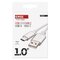 USB kábel 2.0 A/M - C/M 1m biely