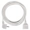 Predlžovací kábel 5 m / 1 zásuvka / biely / PVC / 1,5 mm2