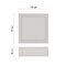 LED prisadené svietidlo, štvorec, biele, 7,6W, CCT