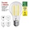 LED žiarovka Filament A60 A CLASS / E27 / 7,2 W (100 W) / 1521 lm / teplá biela