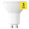 LED žiarovka Classic MR16 biela/ GU10 / 3 W (32 W) / 345 lm / Studená biela
